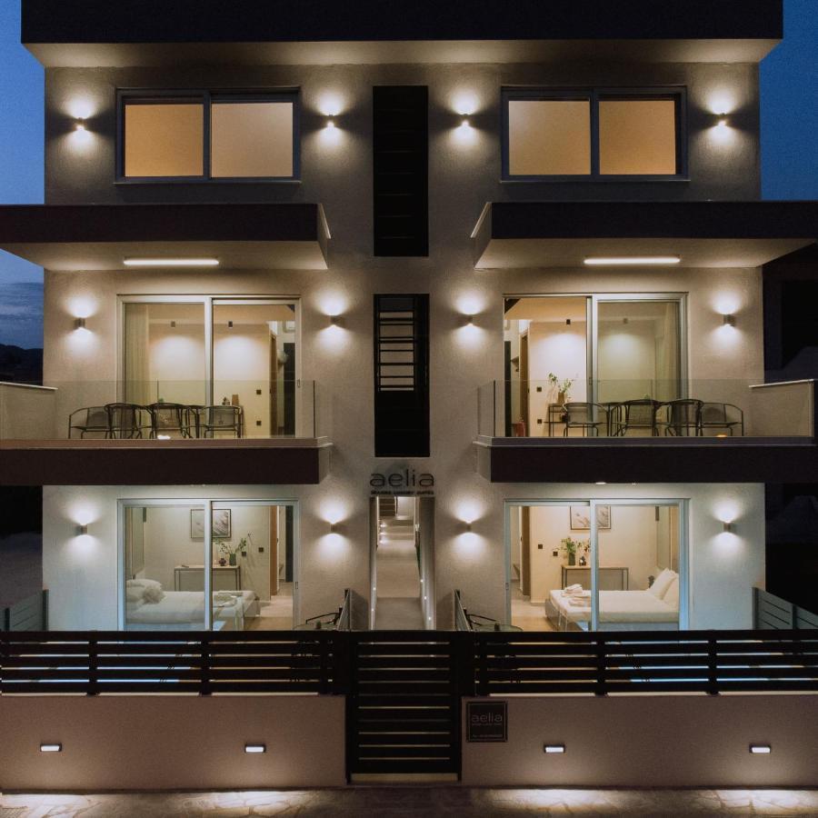Aelia Seaside Luxury Suites Неа Карвали Екстериор снимка